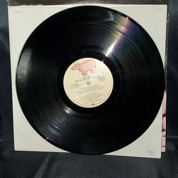1977 Here at Last BEE GEES Live LP Double Album Record Vinyl - Picture 7 of 16